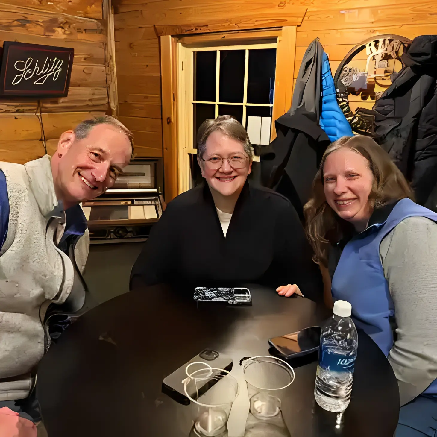 Group of friends at a table