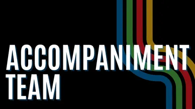 Abstract graphic with the word 'COMPANIM' and colorful lines on a black background.